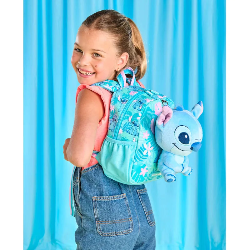 7PCS Genuine Australia Stitch Kawaii Set — Children’s School Backpack, Lunch Bag & Water Cup, Double Shoulder Bag for Girls, Gift Set
