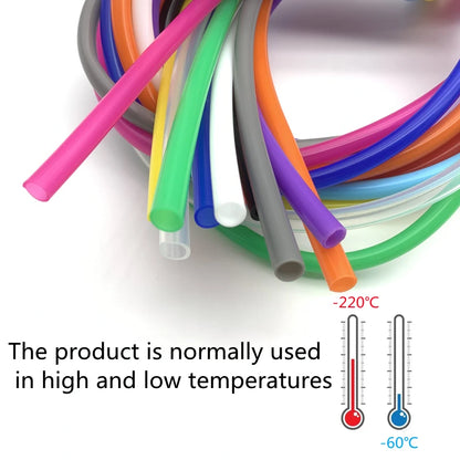 Food Grade Silicone Tube Hose - Flexible 2/3/4/5mm Rubber Pipe for Coffee, Beverage, Water & Liquid Transfer Connections