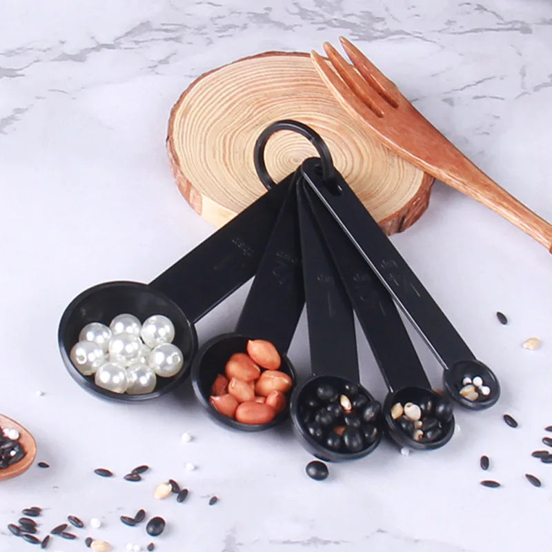 5/10pcs Kitchen Measuring Spoon & Cup Set — Baking Flour Sugar Teaspoon Scoop Tools