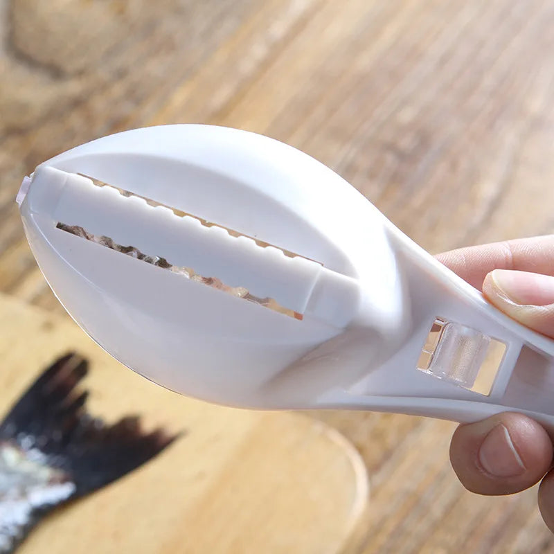 Efficient Fish Scale Remover - 1PC Fish Skin Brush for Easy Scale Scraping and Cleaning, a Must-Have Kitchen Tool