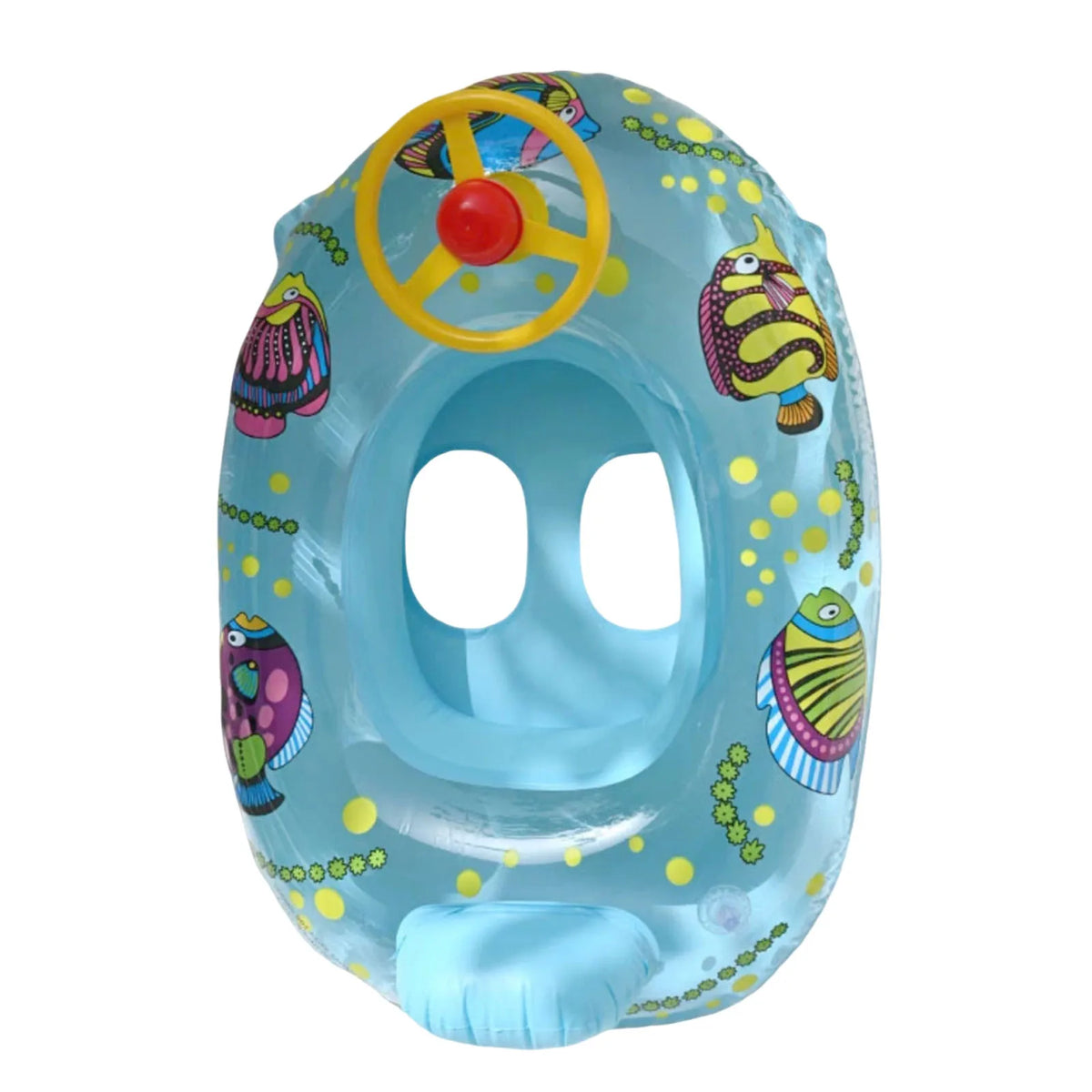 Inflatable Baby Swimming Ring – Thickened PVC Swim Float with Widened Airbag and Anti-Rollover Design for Pool and Beach Fun