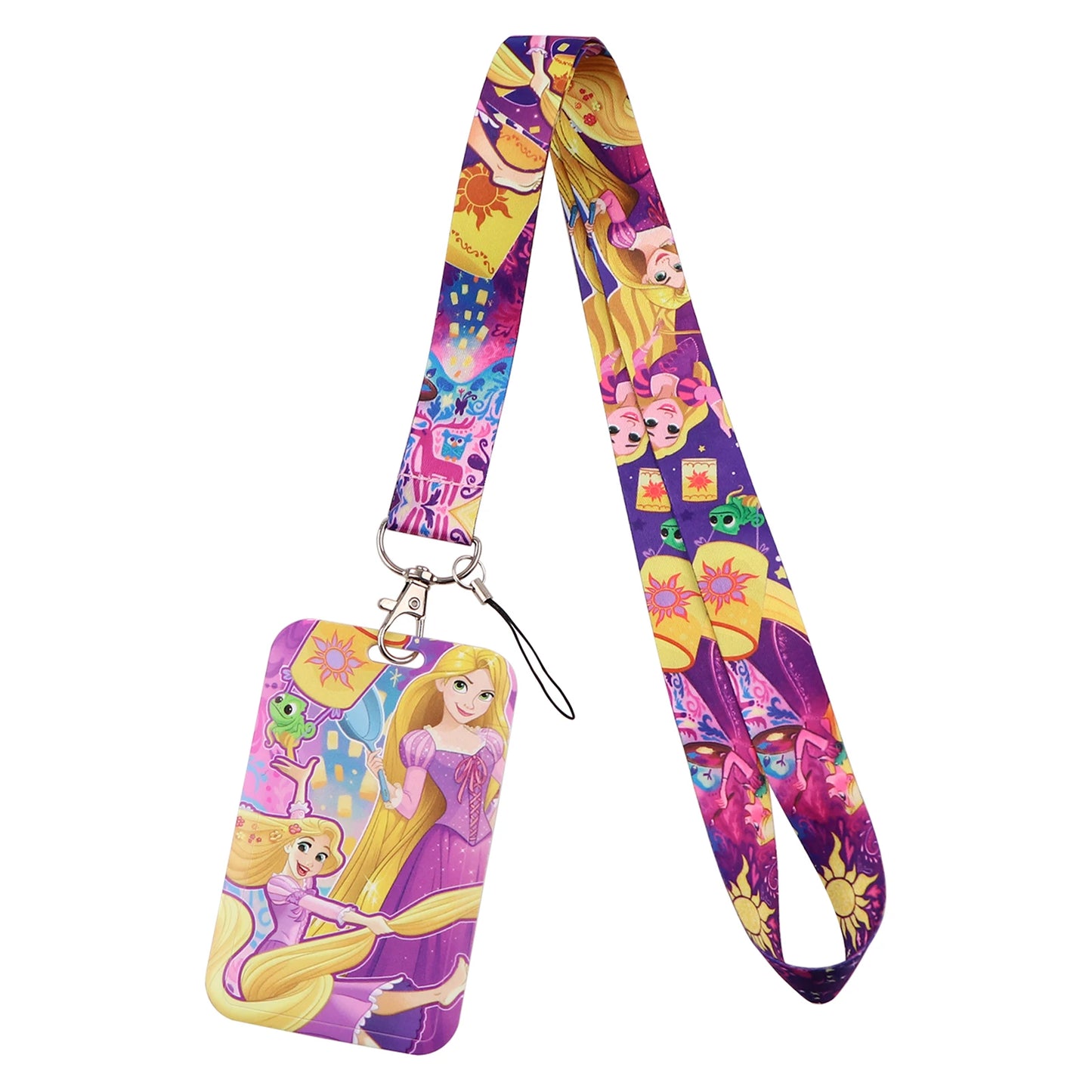 Cartoon Stitch Credential Holder Lanyard – Cute Neck Strap for Keychain, Pass & Credit Card Holder Accessories