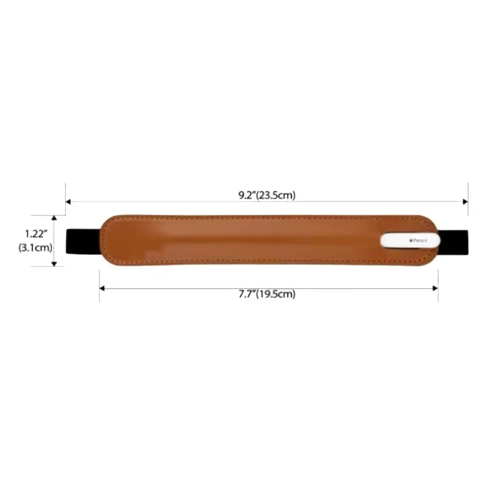 Premium PU Leather Elastic Buckle Pencil Case : Stylish Touch Screen Pen Cover for Office, Meetings, and On-the-Go Carry