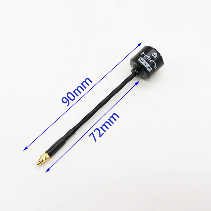 5.8G 4 RHCP Lollipop FPV Antenna – High Gain 2.8dBi SMA/RP-SMA/MMCX/UFL for Racing Drones