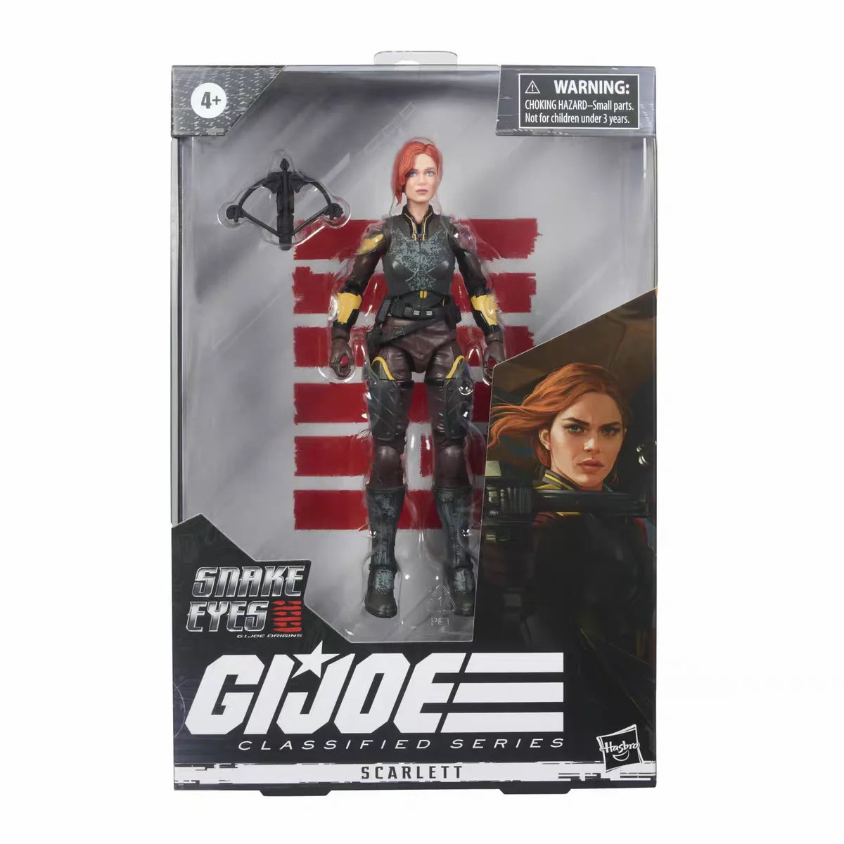Hasbro G.I. Joe Classified Series Snake Eyes Action Figure 20cm - Anime Style Collectible Toy Gift
