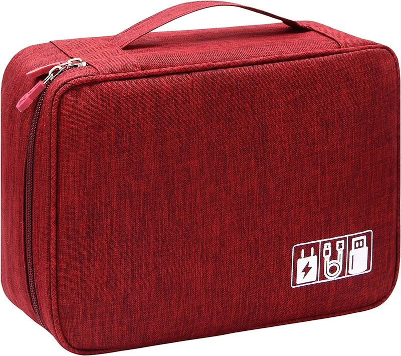 Portable Digital Storage Bag – Waterproof USB Cable Organizer Pouch for Electronics & Accessories