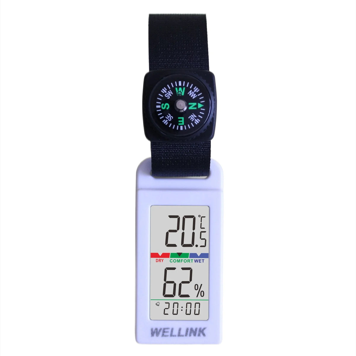 Mini LCD Thermometer & Hygrometer - Portable Temperature & Humidity Meter for Camping, Hiking, Vehicle & Indoor Use
