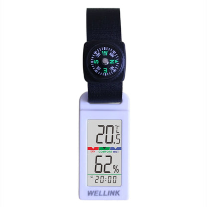 Mini LCD Thermometer & Hygrometer - Portable Temperature & Humidity Meter for Camping, Hiking, Vehicle & Indoor Use