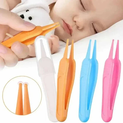 Baby Nose Cleaner Tweezers – Plastic Safety Forceps for Toddler Nasal Care, Gentle Cleaning Tool & Baby Health Essentials