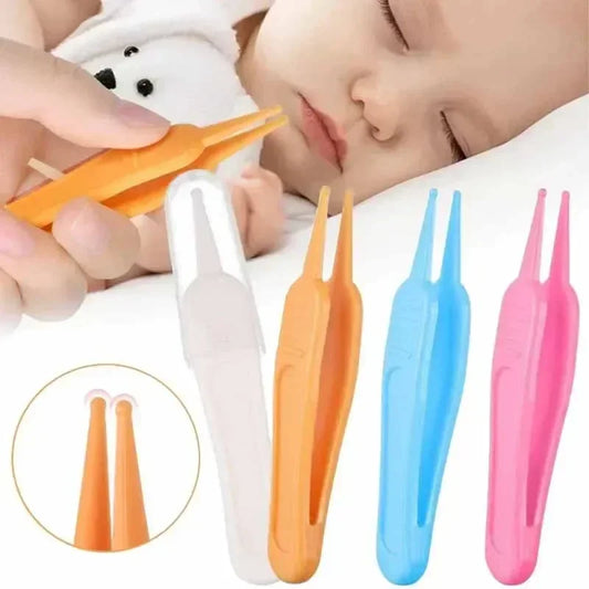 Baby Nose Cleaner Tweezers – Plastic Safety Forceps for Toddler Nasal Care, Gentle Cleaning Tool & Baby Health Essentials