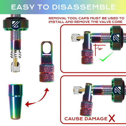 BUCKLOS Presta Tubeless Valve Stem 40/44/55/60mm — High-Quality Bike Tire Nipple for Road & MTB