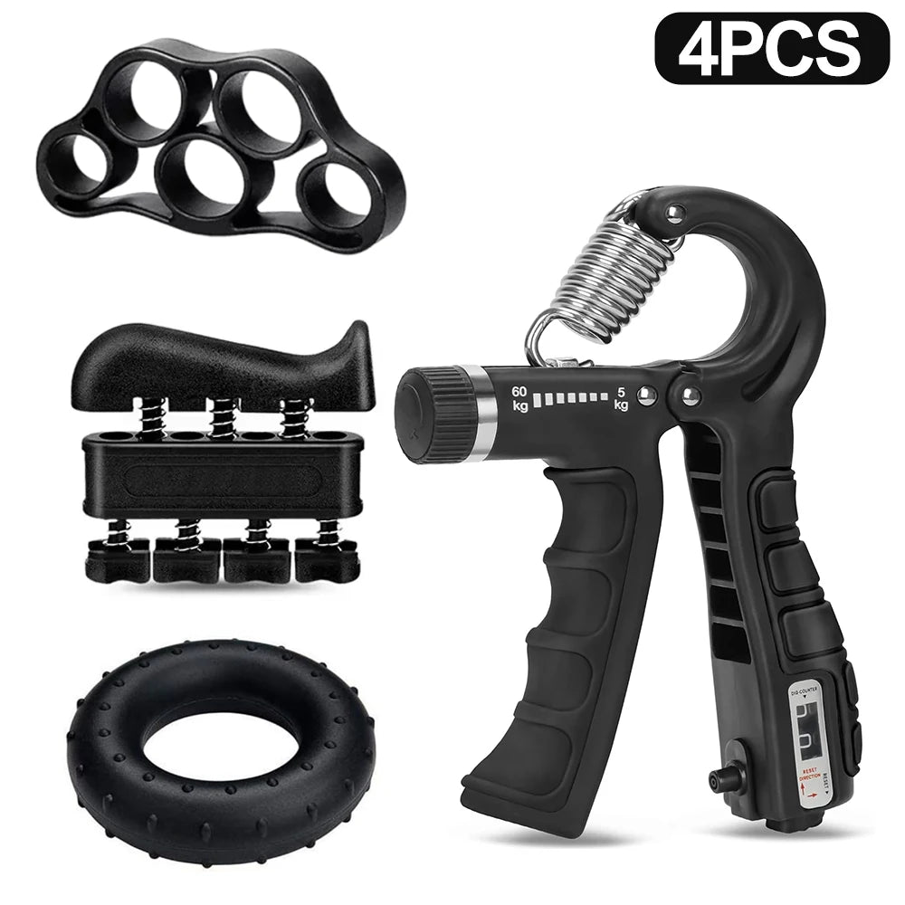 Adjustable 5–60Kg Heavy Hand Gripper – Fitness Hand Exerciser & Wrist Strengthener for Finger Training and Recovery