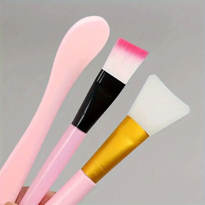 DIY Face Mask Mixing Tools - 7-Piece Facial Applicator Spatula Bowl & Spoon Set