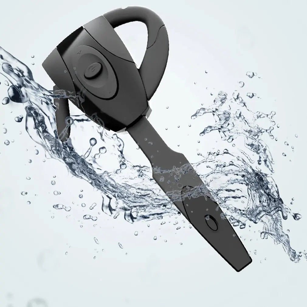 Rechargeable Bluetooth Earphone - Wireless Hands-Free Headset with Microphone for Driving
