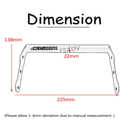 GPS & Smartphone Navigation Plate Bracket – Compatible with HONDA CB500X (2016-2023) Motorcycle Accessories