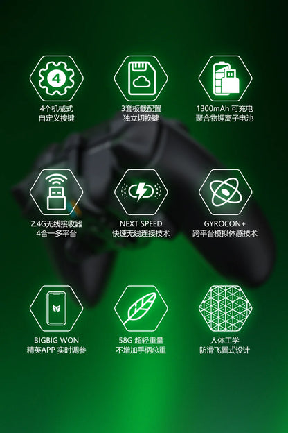 BIGBIGWON Battle Armor XPRO Wireless Back Button – Xbox Series Controller Accessory for Xbox, Switch & PC
