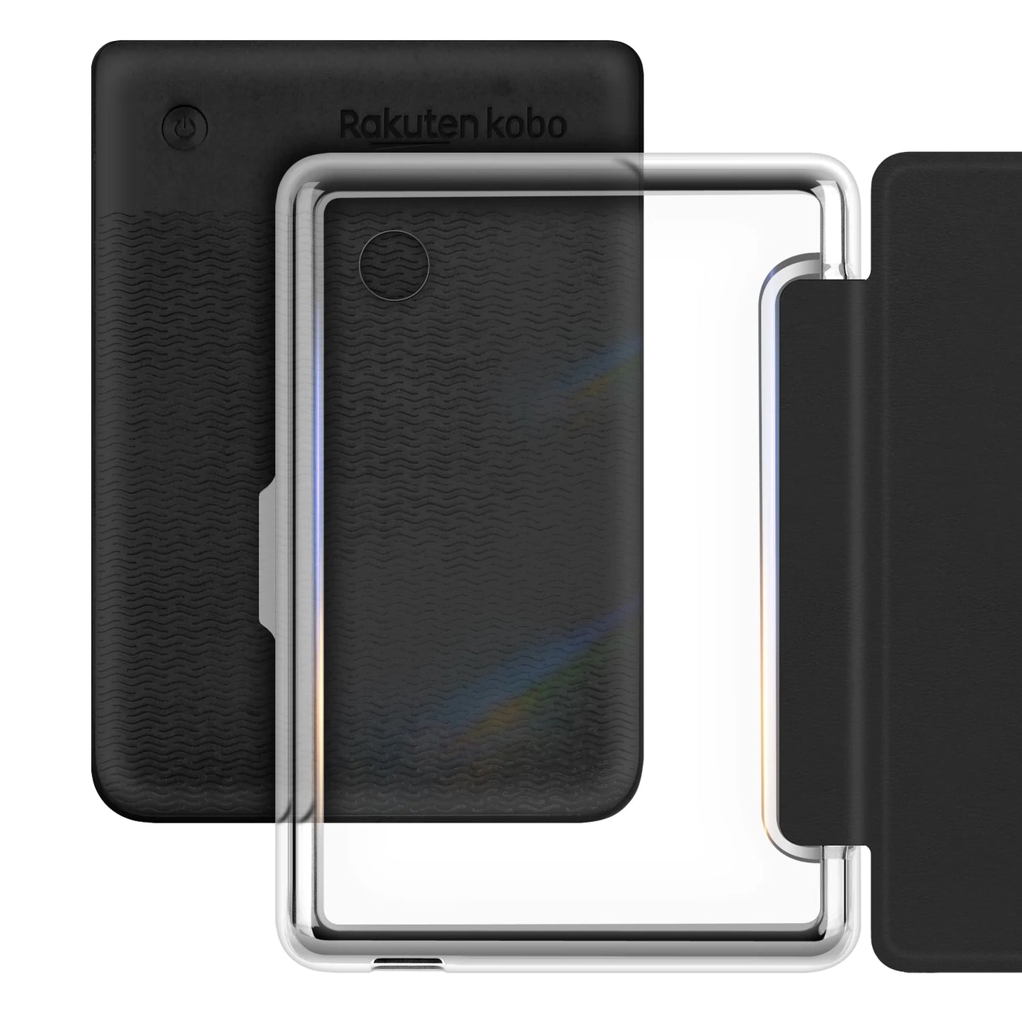 Kobo Clara 2E Case with Screen Protector — 6" Auto Sleep Leather Magnetic Cover & Transparent Acrylic Funda