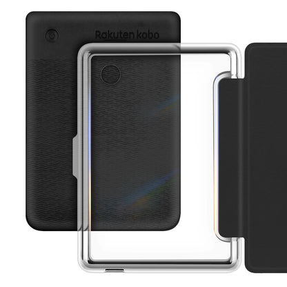 Kobo Clara 2E Case with Screen Protector — 6" Auto Sleep Leather Magnetic Cover & Transparent Acrylic Funda