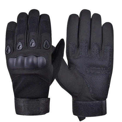 Tactical Motorcycle Gloves for Men & Women – Knuckle Protection, Full Finger Hunting, Shooting, & Cycling Bike Gloves