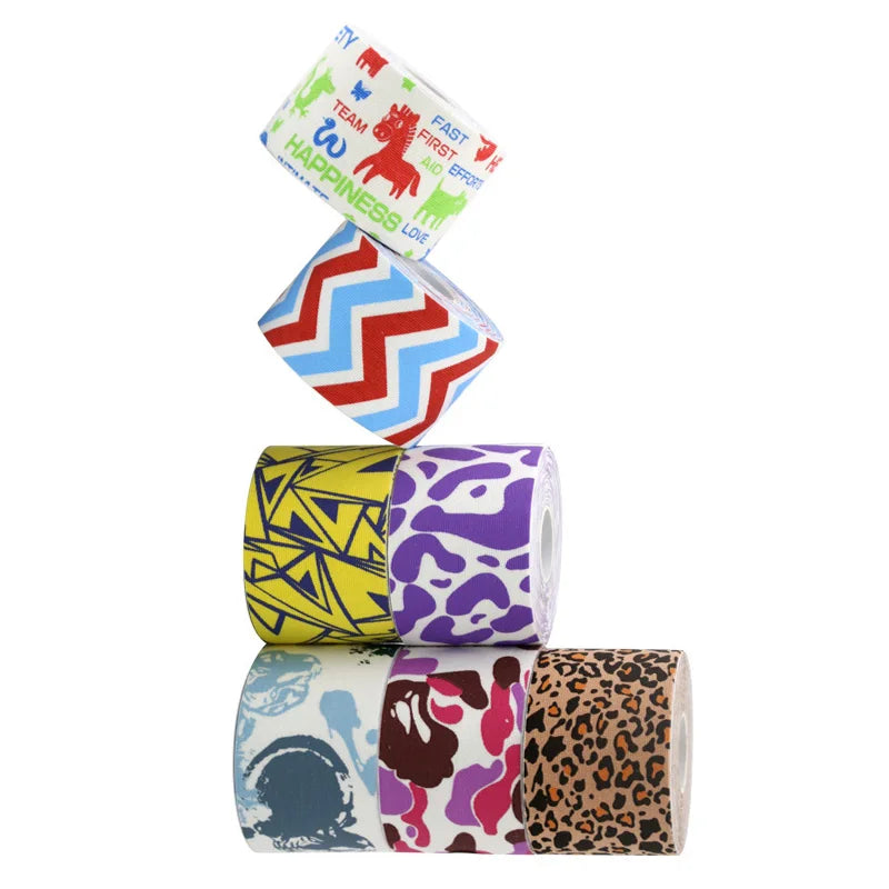 Self-Adhesive Knee Pads & Elastic Bandage Wraps – Fitness, Exercise, and Muscle Support Sporting Goods