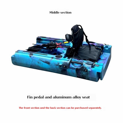 Modular Electric & Pedal-Driven Kayak – Portable Detachable Canoe, Lightweight Inflatable Folding Boat for Fishing & Adventure