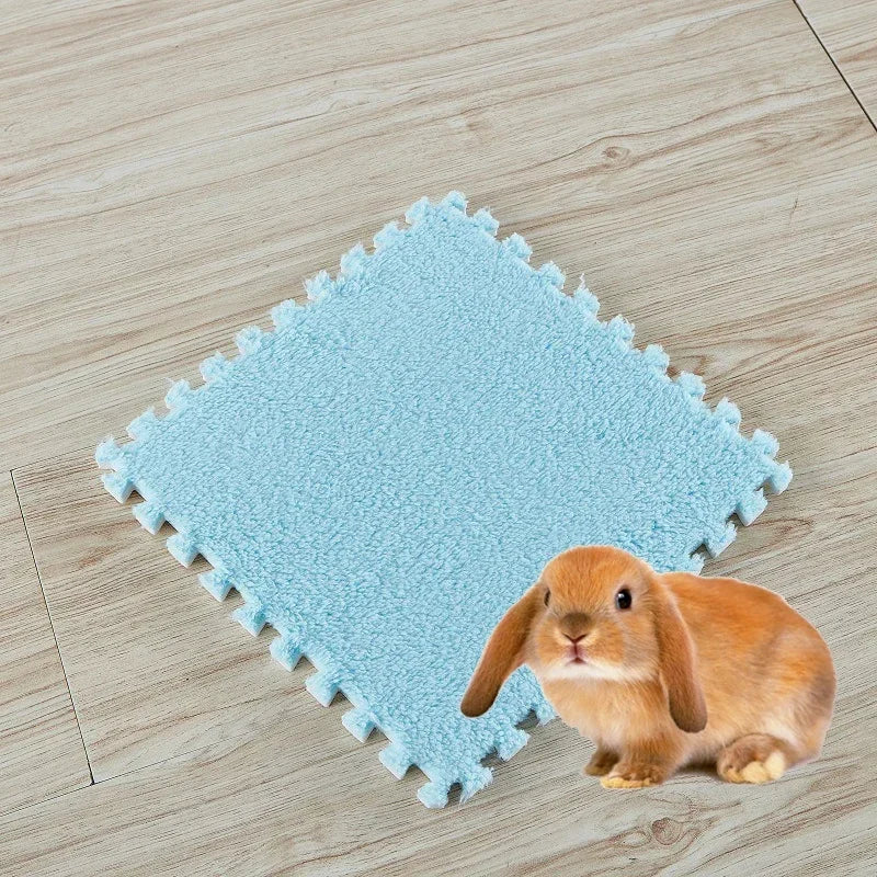 4/10PCS Waterproof Cage Liners – Anti-Slip Absorbent Bedding Mats for Rabbits, Guinea Pigs & Small Pets