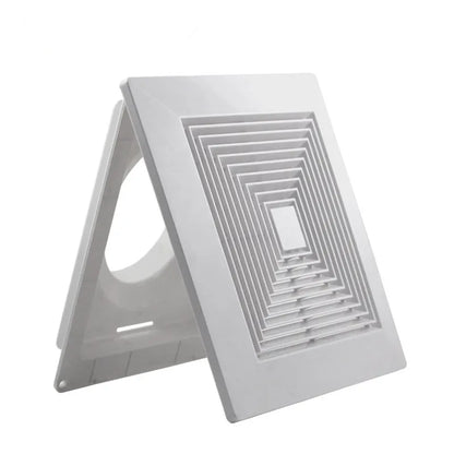 ABS Square Air Conditioner Diffuser - Ceiling Vent Outlet for Duct Exhaust and Ventilation Hood