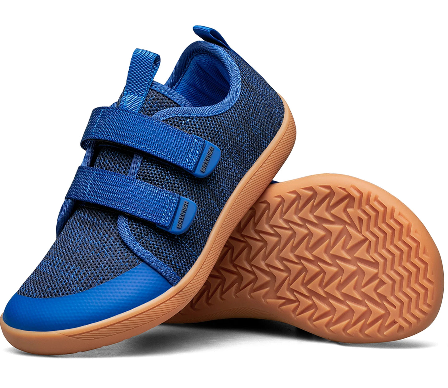Kids Barefoot Sneakers – Breathable Wide Toe Knitted Mesh Shoes for Boys & Girls, Non-Slip Fashion Walking Cross Trainers