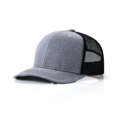 Custom Logo Snapback Hat - Embroidered Mesh Sports Cap for Men & Women, Adjustable Baseball Cap