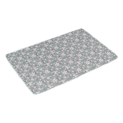 80x120cm 4-Layer Cartoon Dino Diaper Changing Mat – Waterproof Washable Pad for Baby Care & Menstrual Use