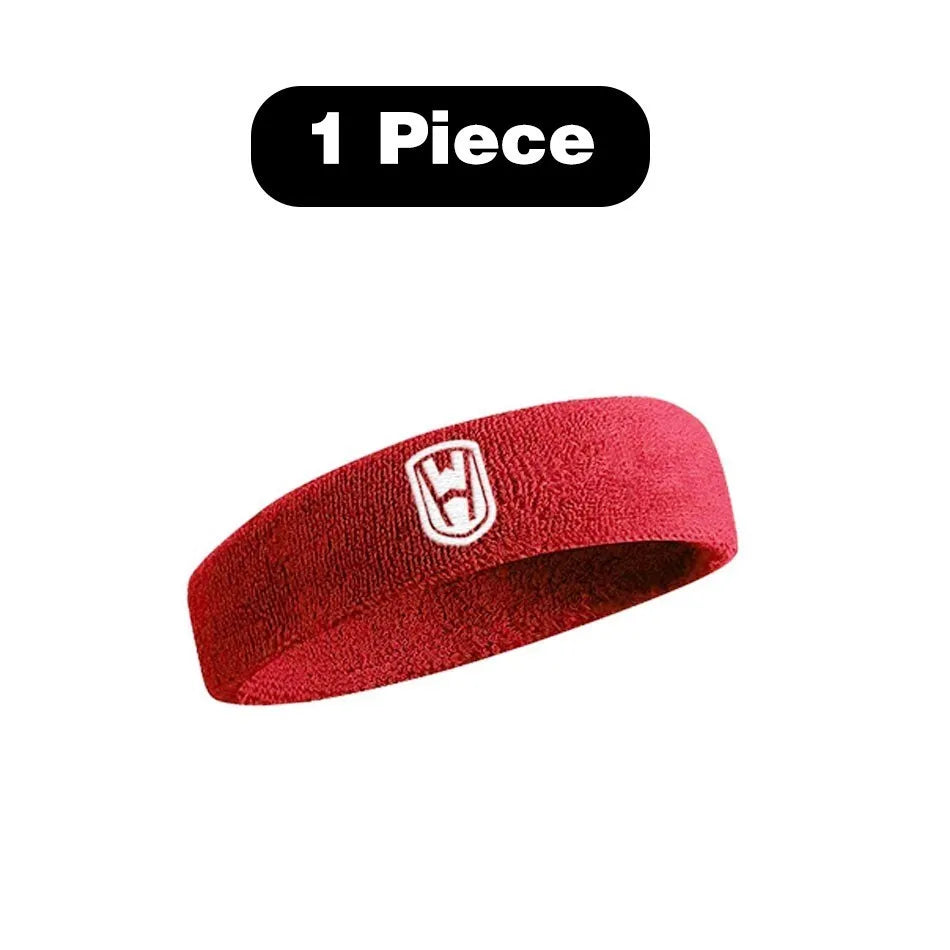 WOSWEIR Cotton Athletic Headband – Elastic Sweatband for Men & Women, Ideal for Gym, Sports, Basketball, Tennis & Fitness