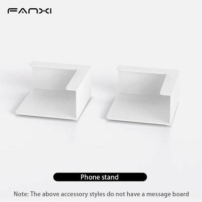 Magnetic Bulletin Board with Stand, Tabletop Metal Display Board with Magnetic Clamp for Notes, Photos & Magnet Organization