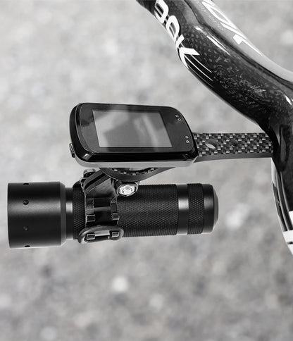 BUCKLOS Carbon Fiber Bike Computer Mount – 143mm/165mm Speedometer Holder for Garmin, Road & Mountain Bikes