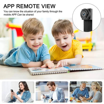 HD 1080P WiFi Mini Camera – Portable Wireless Micro Camcorder with P2P Remote Viewing & Loop Recording Web Camera