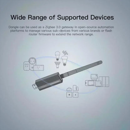 Sonoff Zigbee 3.0 USB Dongle Plus E – Wireless Zigbee Gateway with USB Interface, EFR32MG21, Alexa & Google Home Voice Control