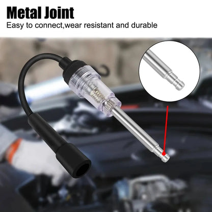 Car Spark Plug Tester - Ignition System Coil Engine Diagnostic Test Tool, In-Line Autos Ignition Spark Tester Wire