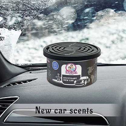 Car Air Freshener – 12 Scent Options, Organic Cans, Odor Eliminator, Long-Lasting Strong Fragrance for Home