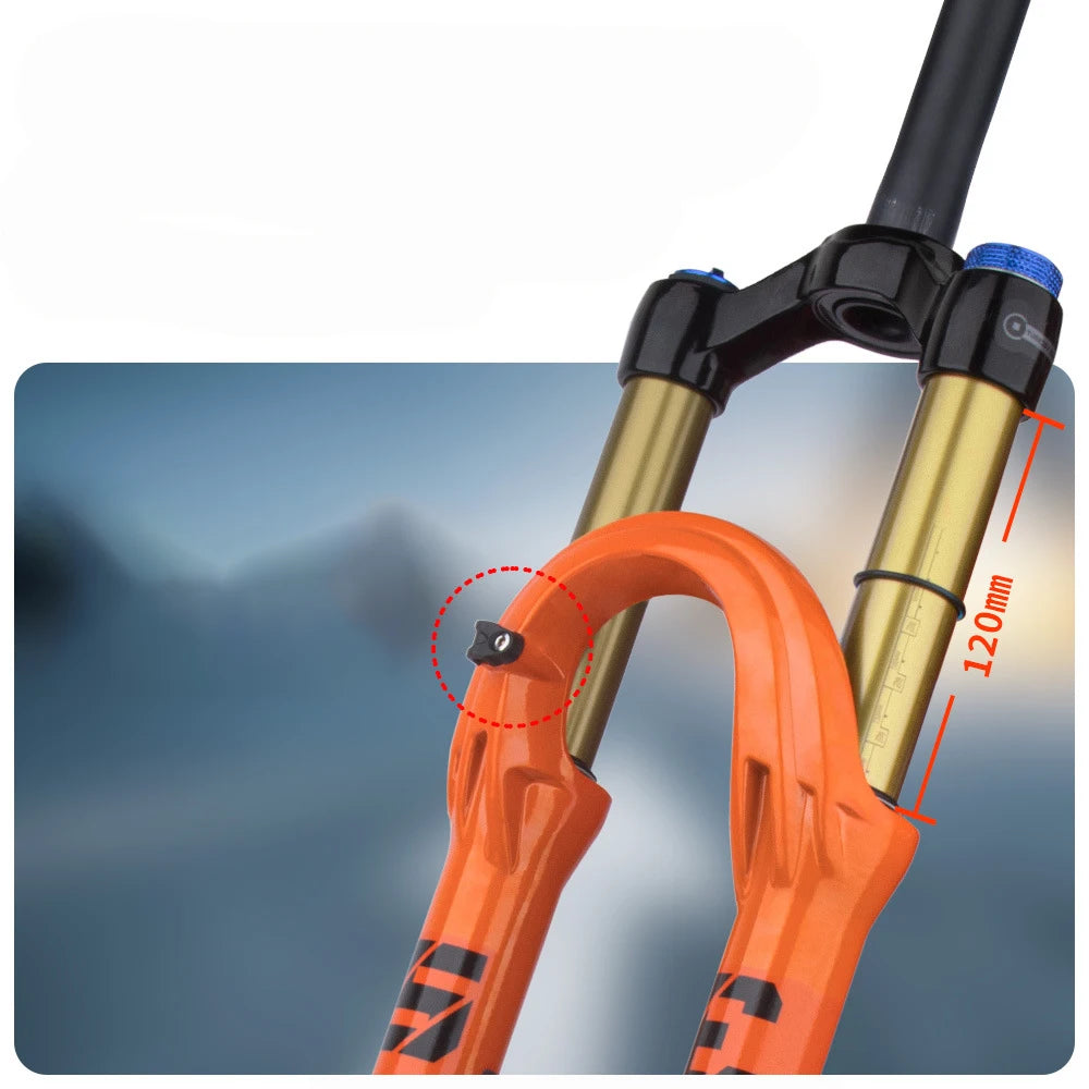 BOLANY Mountain Bike Fork – 29 Inch MTB Air Suspension, Shock Absorbing Fork for Downhill & MTB Bikes