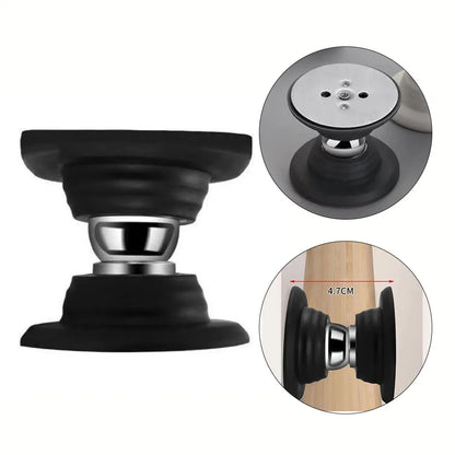 1pc Magnetic Door Stopper Holder | Free-Punch Silicone Door Stop | Anti-Collision Windproof Household Hardware Accessory