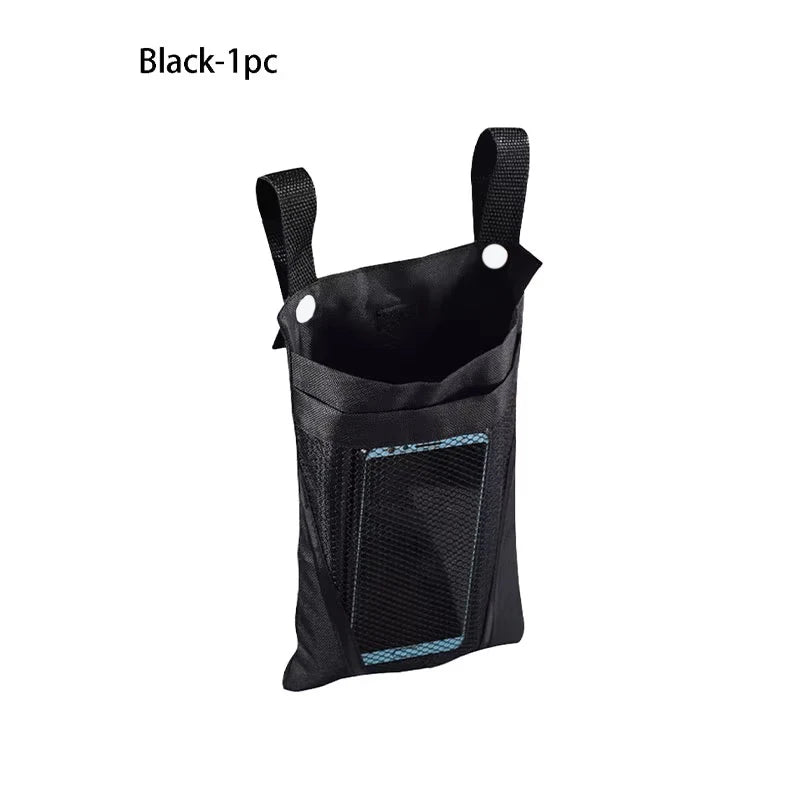 Detachable Front Bicycle Storage Bag – Large Capacity Handlebar Basket with Mobile Phone Pocket
