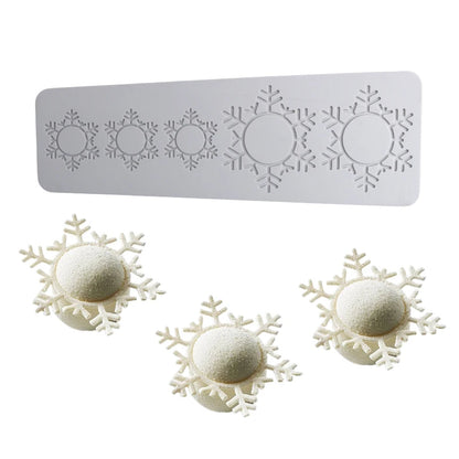 Christmas Silicone Cake Molds — Tree, Snowflake & Hat Shapes for Mousse, Chocolate & Holiday Baking