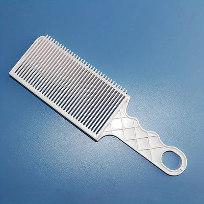 Men's Oil Head Comb - Hairdressing Assistant Tool for Flat Push Cutting, Limit Trimming, and Gradual Shaping - 1PC Spade Design