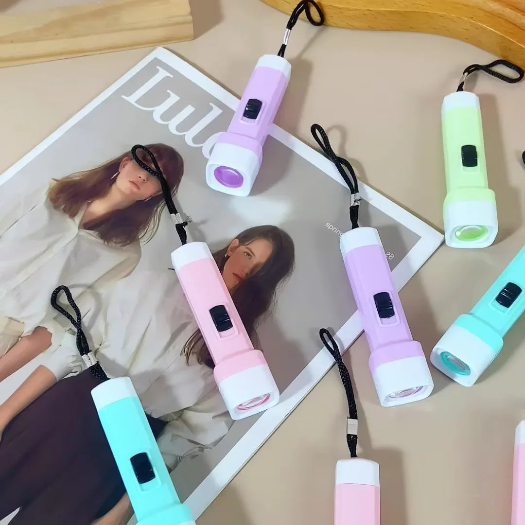 Mini LED Flashlights Toy — 5-100pcs Party Favors for Kids, Halloween, Christmas & Wedding Gifts
