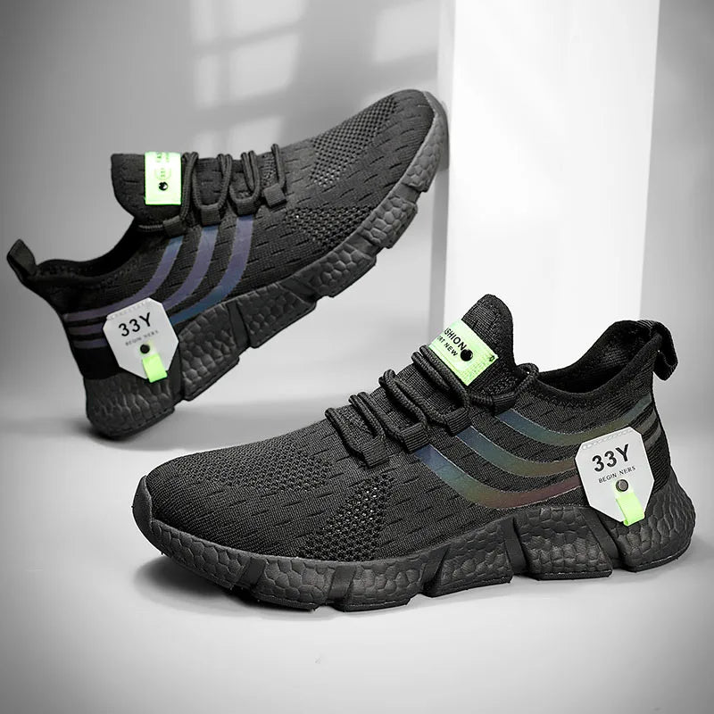 2024 Men's Breathable Sneakers – Comfortable Casual Running & Tennis Shoes for Summer