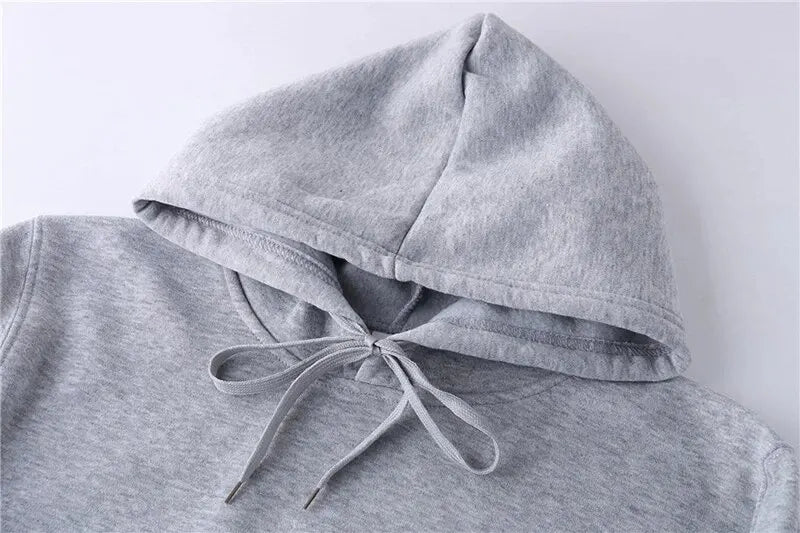 Men's Autumn/Winter Solid Hoodie & Pants Set — Casual Sports Two-Piece (S–4XL)