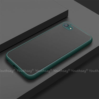 Matte Silicone iPhone Case - Translucent Rubber Protective Cover for iPhone SE 2022, 6–16, Plus, Mini & Pro Max Models