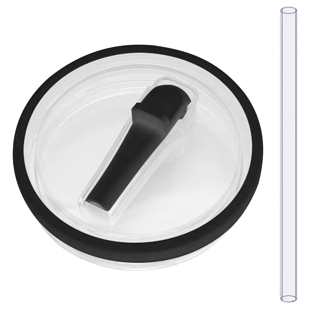 40oz Tumbler Flip Straw Lid – Spill-Proof, Reusable Replacement Cover for Stanley Cups