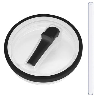 40oz Tumbler Flip Straw Lid – Spill-Proof, Reusable Replacement Cover for Stanley Cups