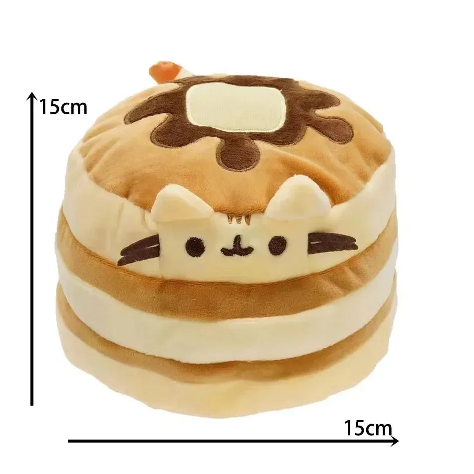 Kawaii Angel Cat Plush Toy - Cute Donut, Unicorn, Potato Chip, Ice Cream, and Pizza Stuffed Animal Doll for Children’s Gifts