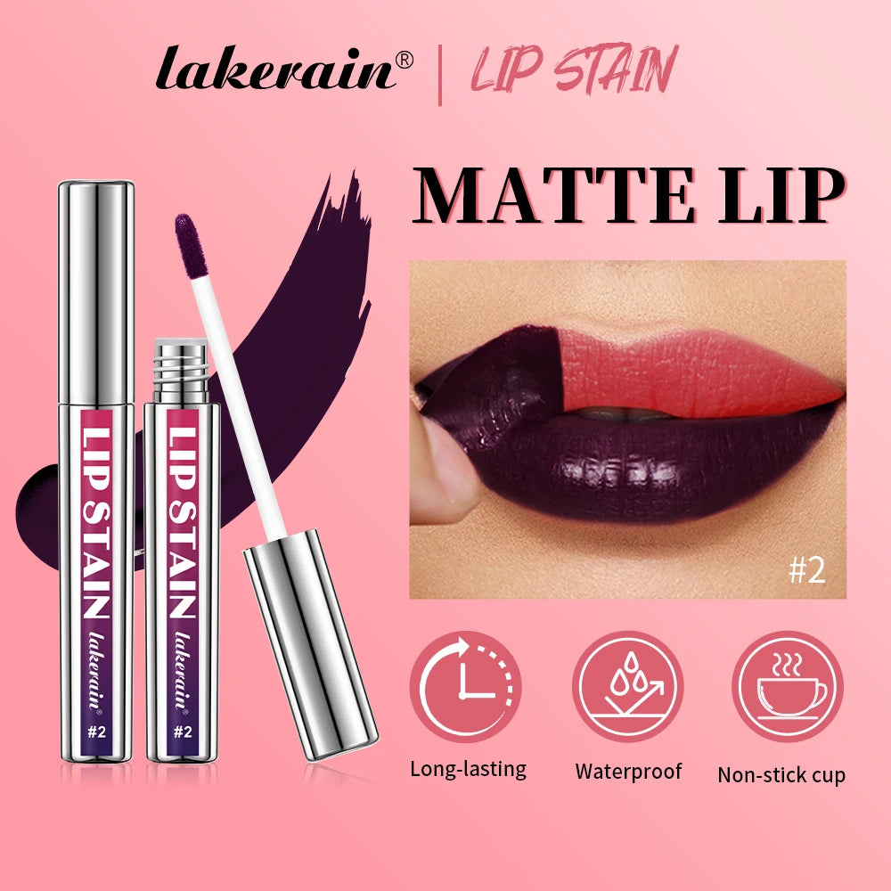 Peel-Off Lip Stain - Long-Lasting Waterproof Pink Tint with Transfer-Resistant Finish